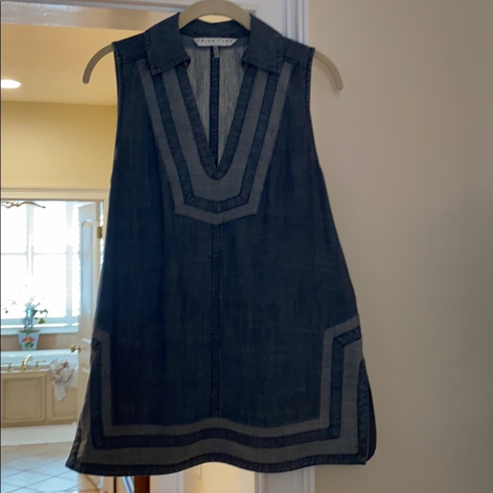 Trina Turk chambray tunic